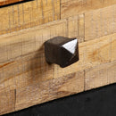 vidaXL tömör újrahasznosított fa íróasztal 110 x 50 x 76 cm