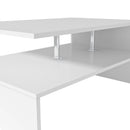 vidaXL fehér faforgácslap dohányzóasztal 90 x 59 x 42 cm