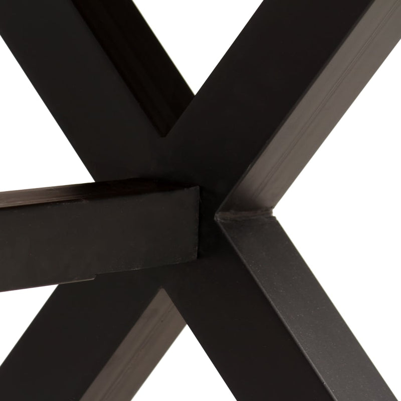 vidaXL tömör akácfa/mangófa étkezőasztal 180 x 90 x 76 cm