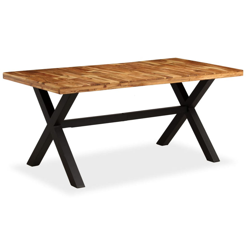 vidaXL tömör akácfa/mangófa étkezőasztal 180 x 90 x 76 cm
