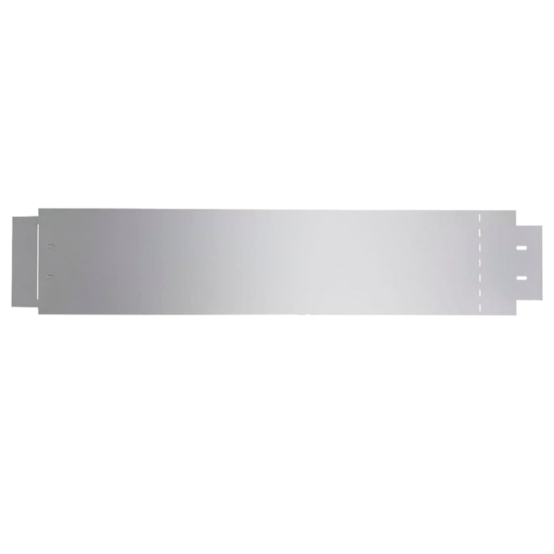 vidaXL 10 db galvanizált acél gyepkerítés 100 x 20 cm