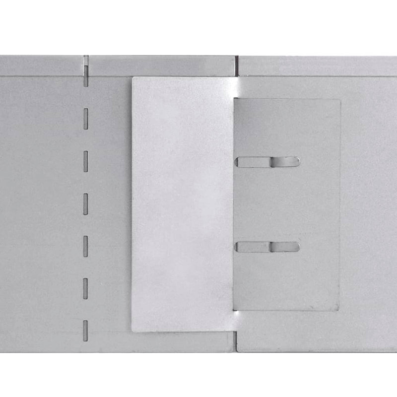vidaXL 10 db galvanizált acél gyepkerítés 100 x 20 cm