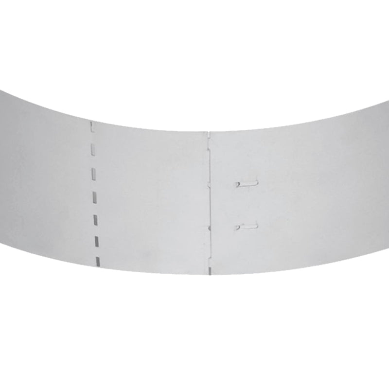 vidaXL 10 db galvanizált acél gyepkerítés 100 x 20 cm