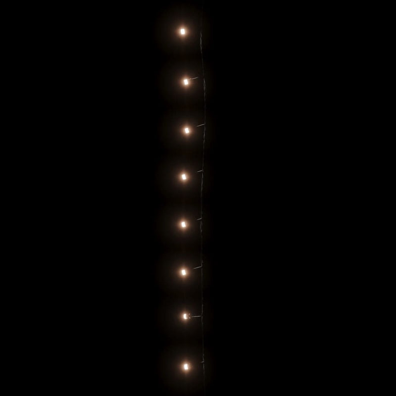 Meleg fehér 600 LED-es fényfüzér 8 világítási móddal IP44 60 m
