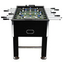 vidaXL fekete acél csocsóasztal 140 x 74,5 x 87,5 cm
