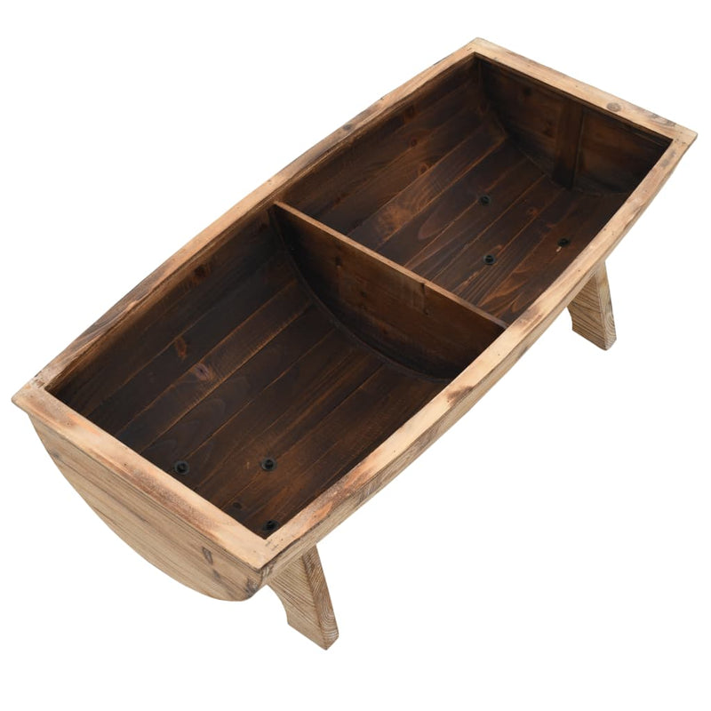 vidaXL tömör fa és szövet tárolópad 103 x 51 x 44 cm