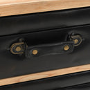 vidaXL tömör fenyő fiókos szekrény 80 x 36 x 75 cm