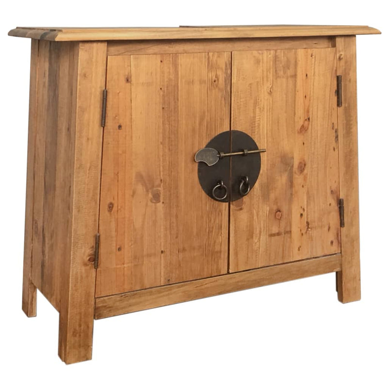 vidaXL tömör újrahasznosított fenyőfa pipereszekrény 70 x 32 x 63 cm