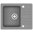 vidaXL szürke, egymedencés gránit mosogatótálca