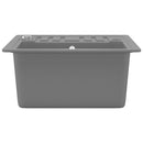 vidaXL szürke, egymedencés gránit mosogatótálca