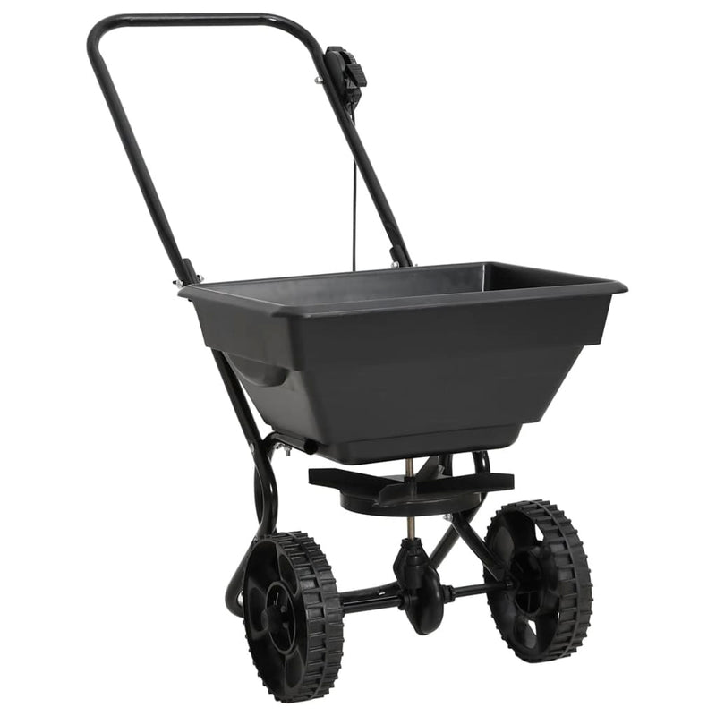 vidaXL PVC és acél tolható sószóró 92 x 46 x 70 cm 15 L