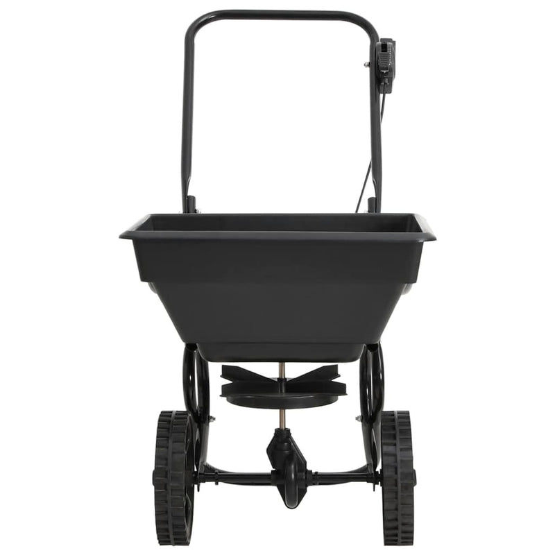 vidaXL PVC és acél tolható sószóró 92 x 46 x 70 cm 15 L