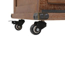 vidaXL barna tömör fenyő tárolószekrény 64 x 33,5 x 75 cm