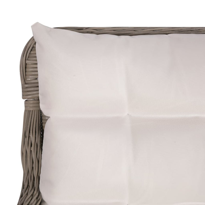 vidaXL 2 db barna polyrattan kültéri szék párnával