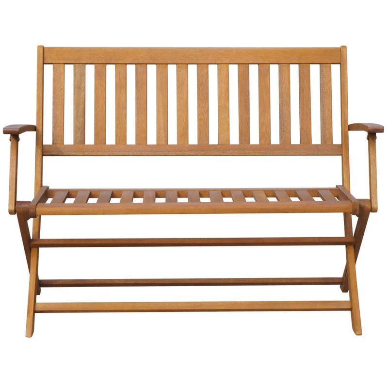 vidaXL tömör akácfa kerti pad 120 cm