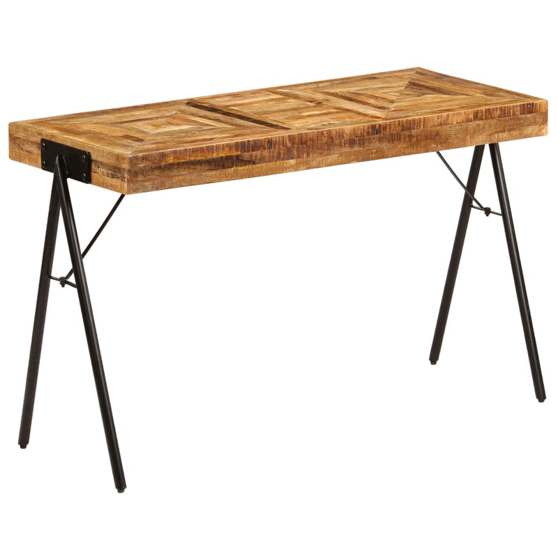 vidaXL tömör mangófa íróasztal 118 x 50 x 75 cm