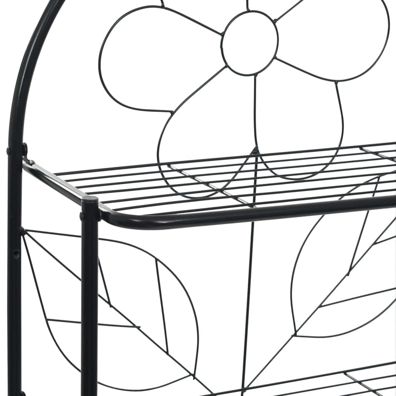 vidaXL fekete WC feletti tárolóállvány 60 x 33 x 174 cm