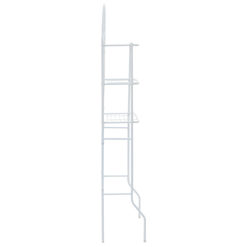 vidaXL fehér WC feletti tárolóállvány 60 x 33 x 174 cm