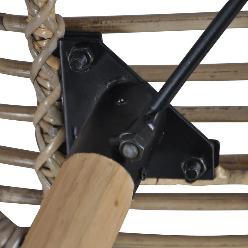 vidaXL 4 db barna természetes rattan étkezőszék