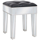 vidaXL tükrös MDF / üveg öltözőasztal ülőkével