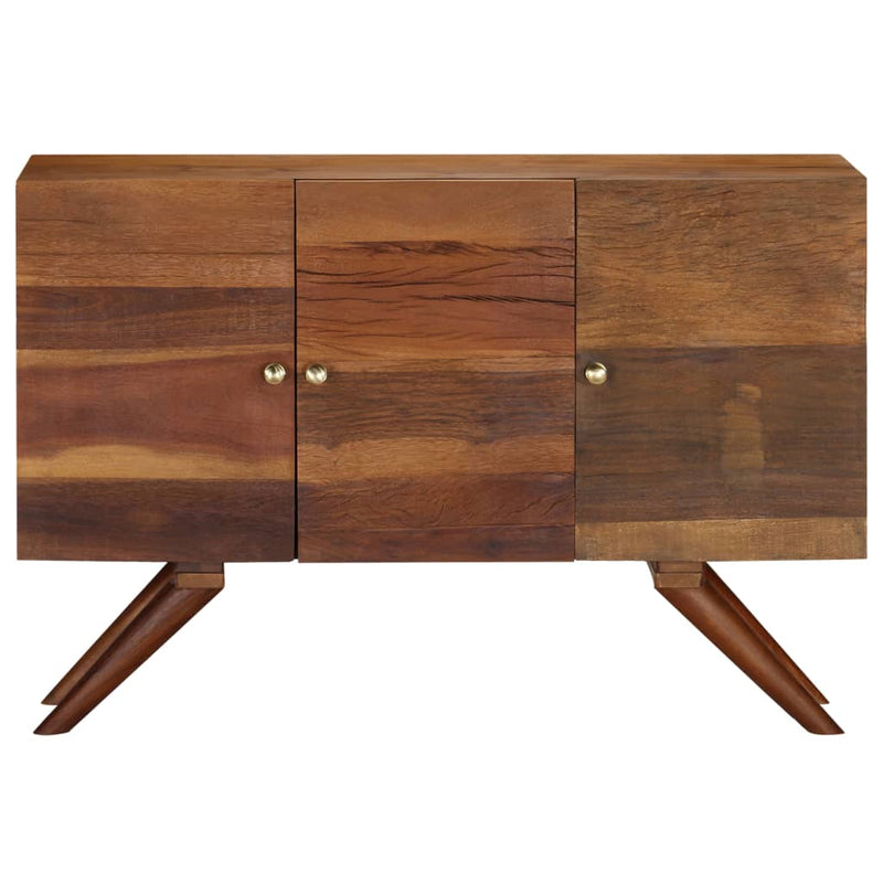 vidaXL barna tömör újrahasznosított fa tálalószekrény 110 x 30 x 75 cm