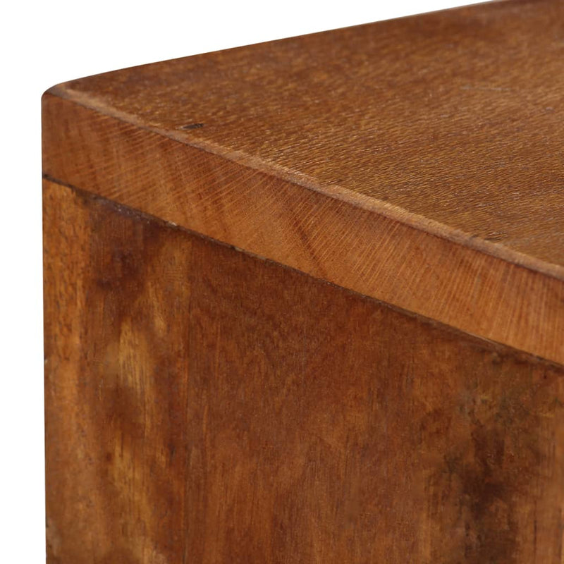 vidaXL barna tömör újrahasznosított fa tálalószekrény 110 x 30 x 75 cm