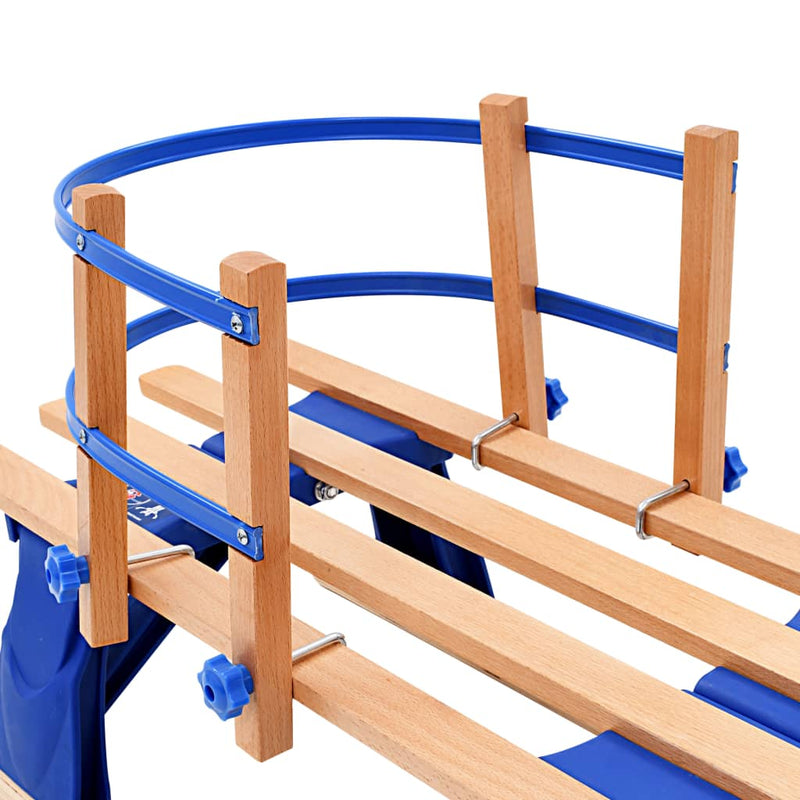 vidaXL összecsukható faszánkó háttámlával 119 cm