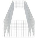 vidaXL horganyzott acél gabion magaságyás 540 x 90 x 50 cm