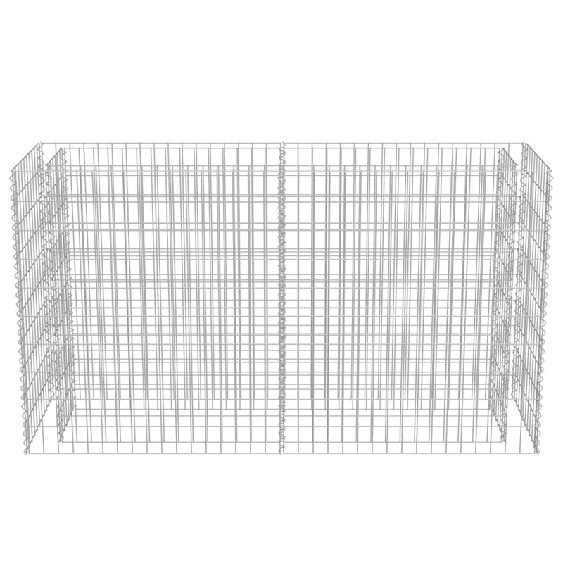 vidaXL horganyzott acél gabion magaságyás 180 x 50 x 100 cm