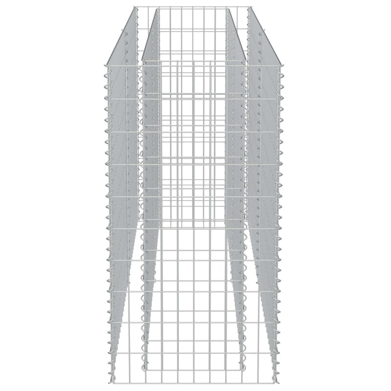 vidaXL horganyzott acél gabion magaságyás 180 x 50 x 100 cm
