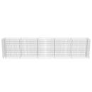 vidaXL horganyzott acél gabion magaságyás 450 x 50 x 100 cm