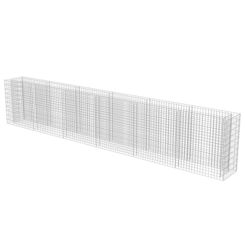vidaXL horganyzott acél gabion magaságyás 540 x 50 x 100 cm