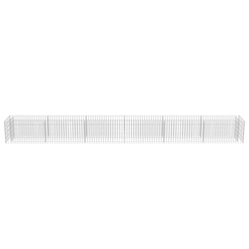 vidaXL horganyzott acél gabion magaságyás 540 x 50 x 50 cm