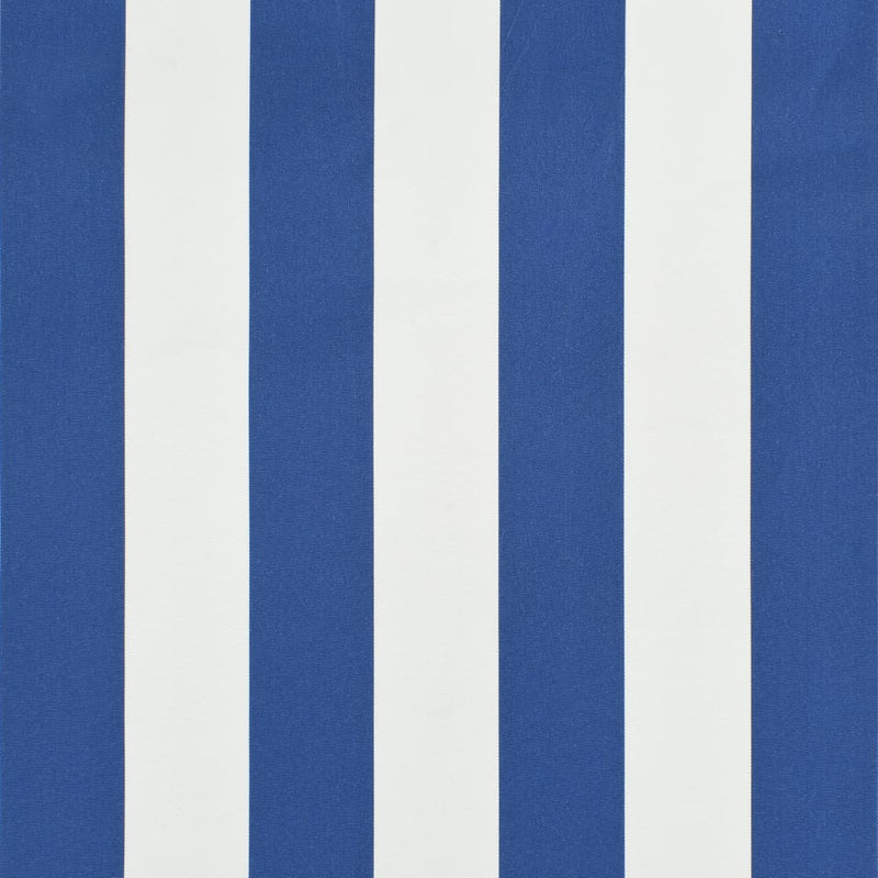 vidaXL feltekerhető kék és fehér napellenző 250 x 150 cm
