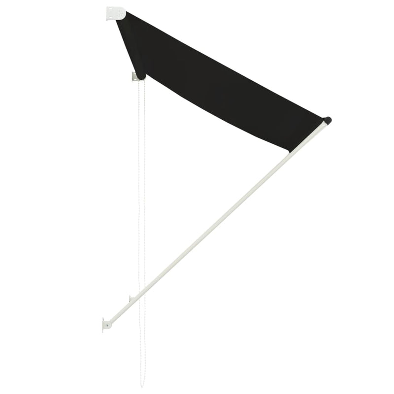 vidaXL feltekerhető antracitszürke napellenző 150 x 150 cm