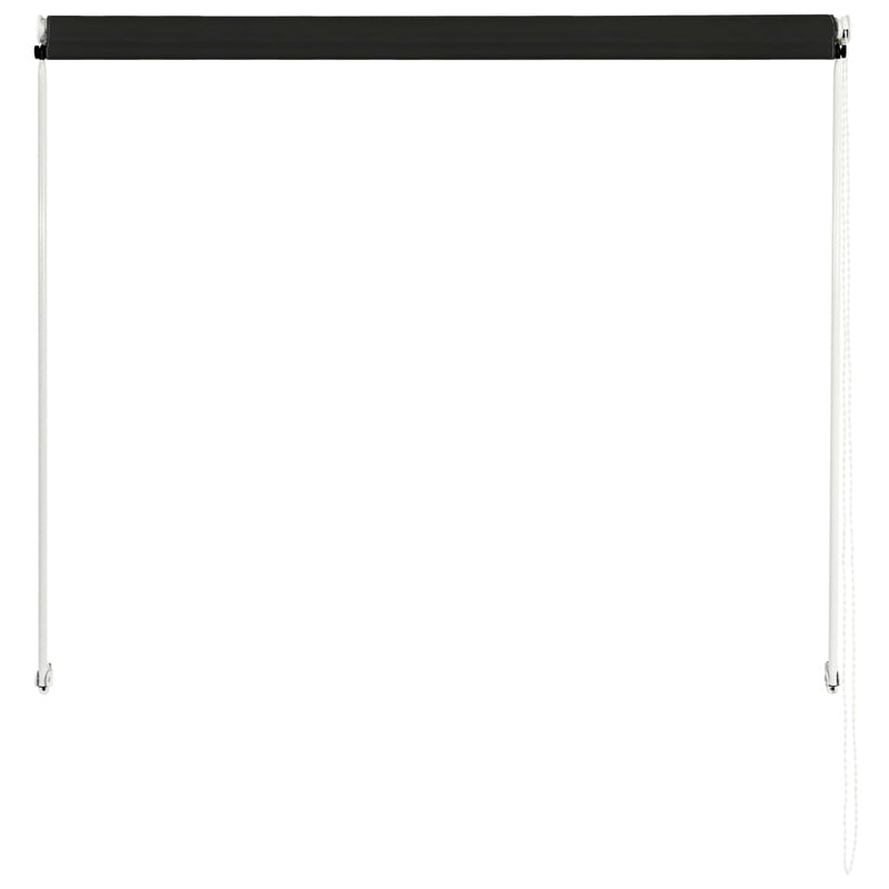 vidaXL feltekerhető antracitszürke napellenző 150 x 150 cm