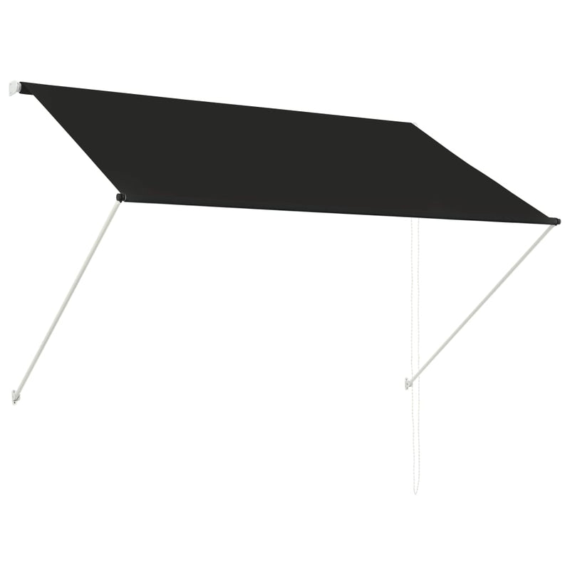vidaXL feltekerhető antracitszürke napellenző 200 x 150 cm