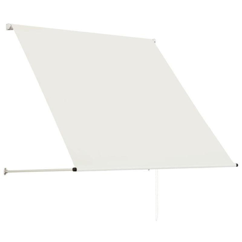vidaXL feltekerhető krémszínű napellenző 150 x 150 cm