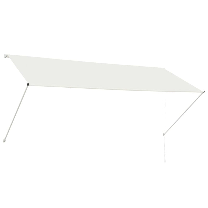 vidaXL feltekerhető krémszínű napellenző 300 x 150 cm