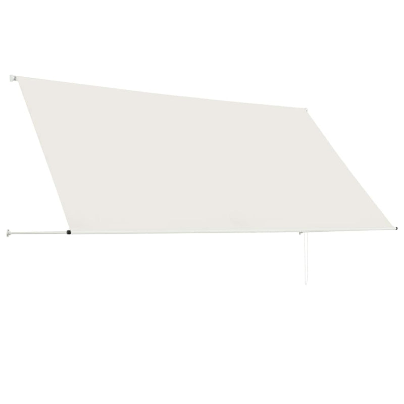 vidaXL feltekerhető krémszínű napellenző 300 x 150 cm