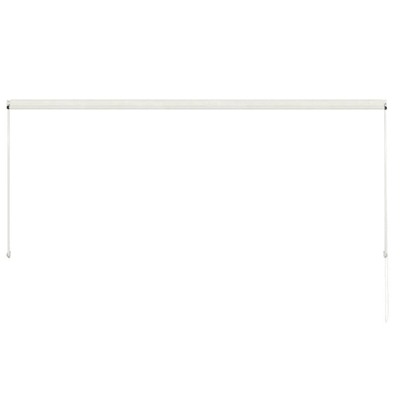 vidaXL feltekerhető krémszínű napellenző 300 x 150 cm