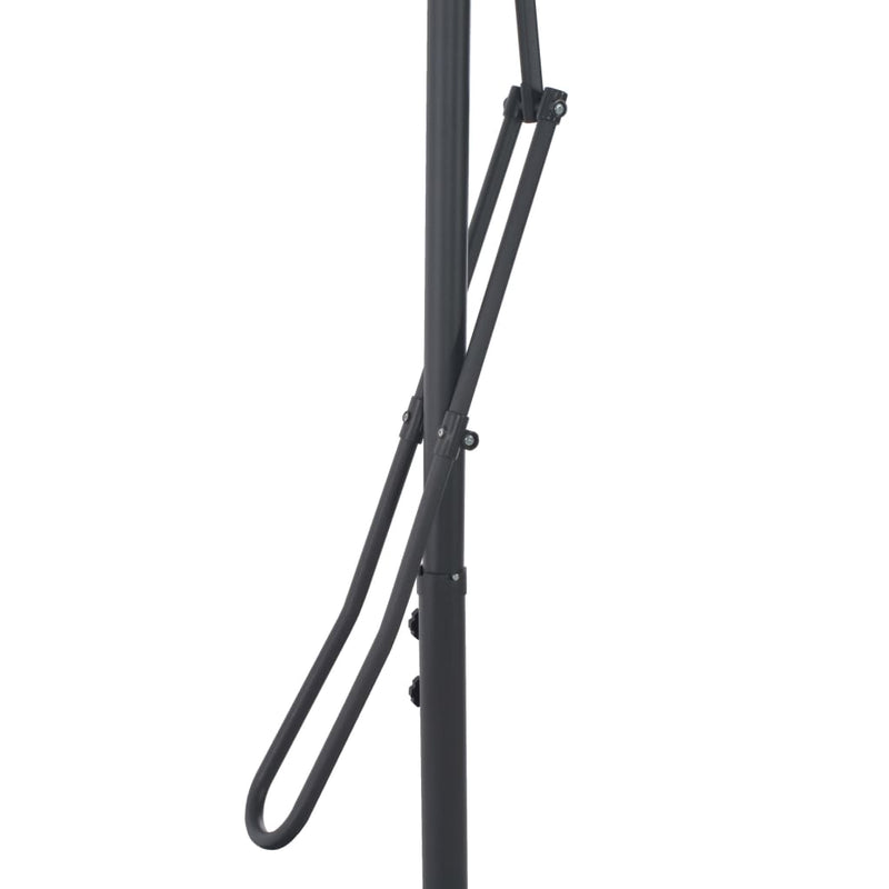 vidaXL zöld kültéri napernyő acélrúddal 300 cm