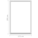 vidaXL alumínium melegház 302 x 190 x 195 cm 11,19 m³