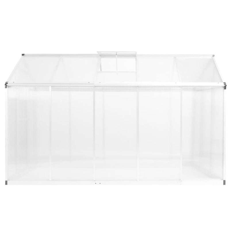 vidaXL alumínium melegház 302 x 190 x 195 cm 11,19 m³
