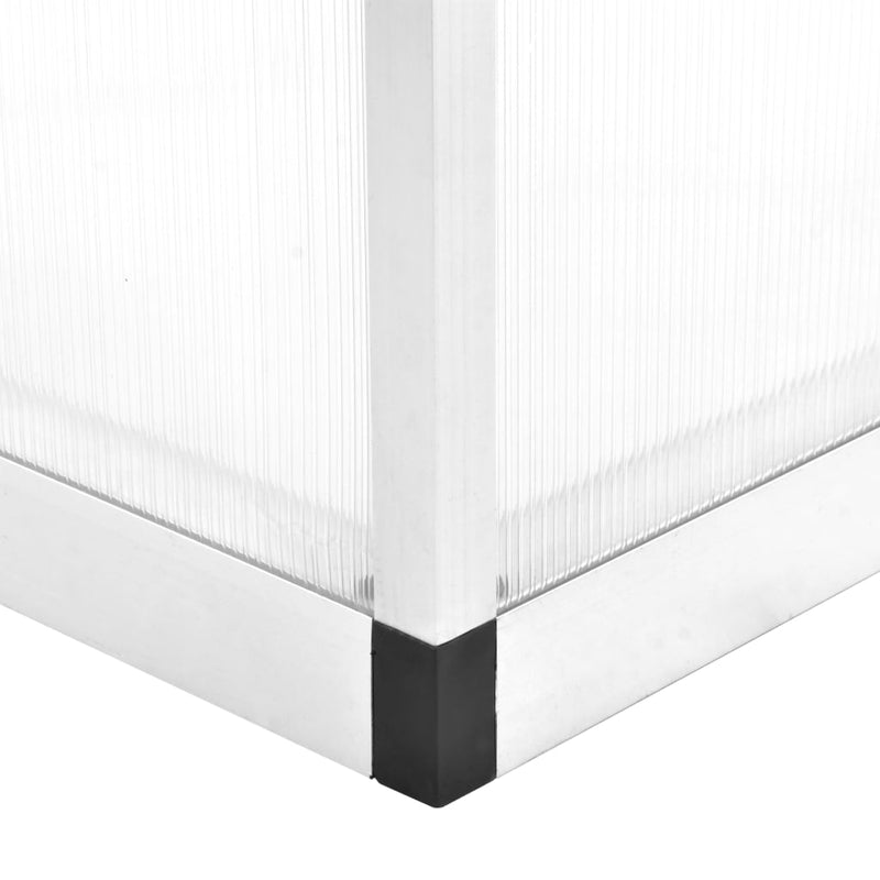 vidaXL alumínium melegház 302 x 190 x 195 cm 11,19 m³