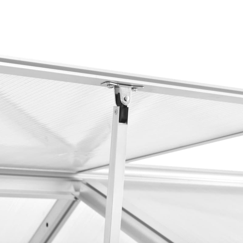 vidaXL alumínium melegház 302 x 190 x 195 cm 11,19 m³