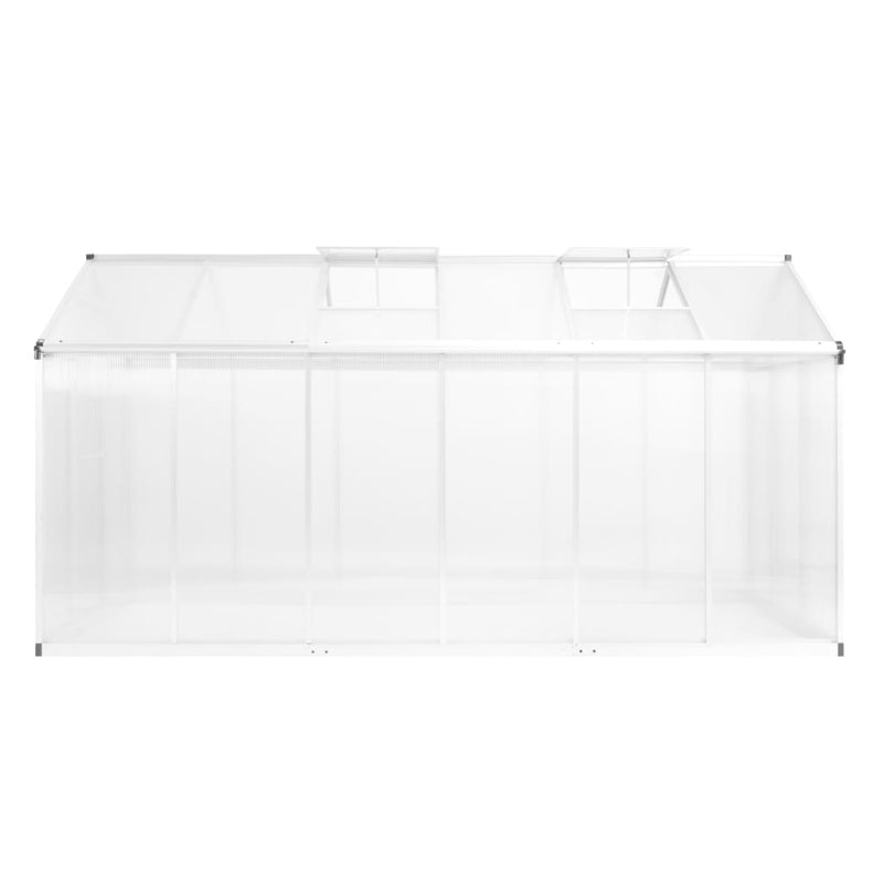 vidaXL alumínium melegház 362 x 190 x 195 cm 13,41 m³