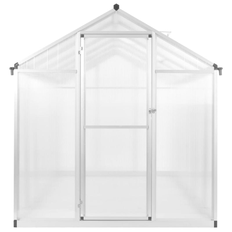 vidaXL alumínium melegház 362 x 190 x 195 cm 13,41 m³