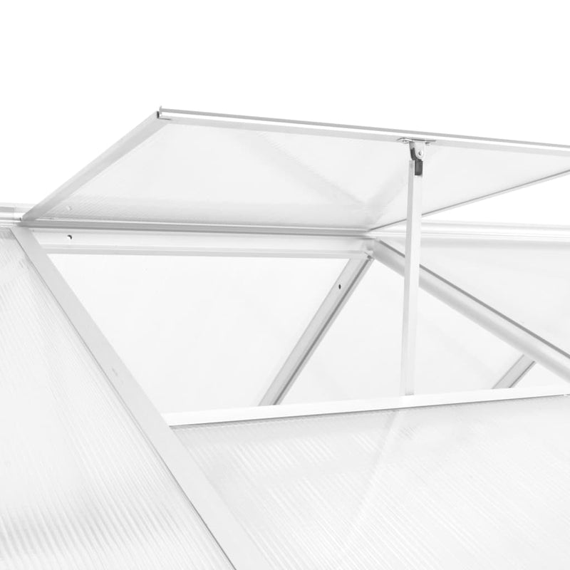 vidaXL alumínium melegház 362 x 190 x 195 cm 13,41 m³