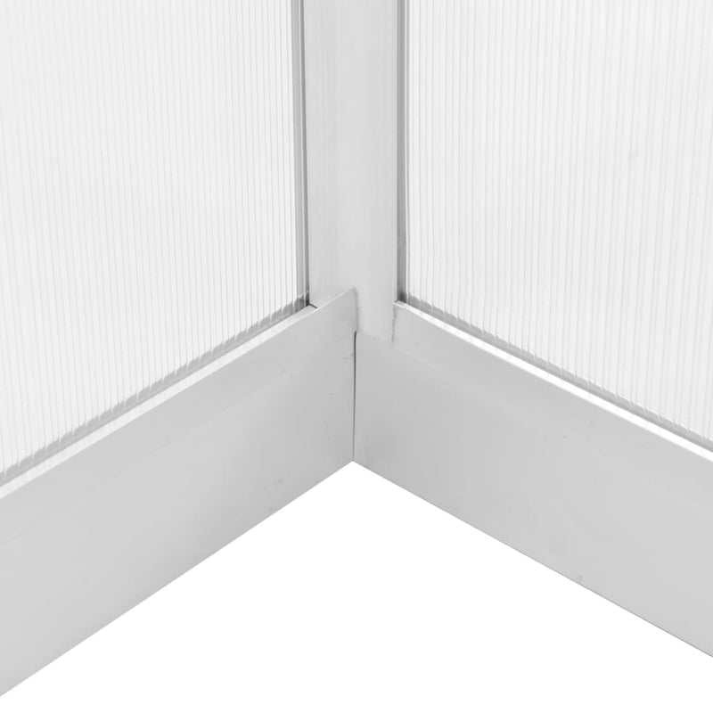 vidaXL alumínium melegház 362 x 190 x 195 cm 13,41 m³